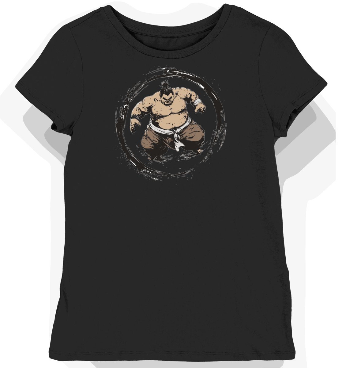 Koszulka damska czarna z motywem sportowego stompingu XL