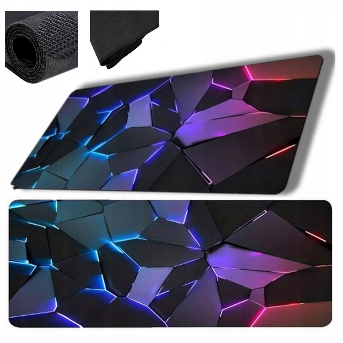 PODKŁADKA GAMINGOWA POD MYSZ MYSZKĘ KLAWIATURĘ MATA 74x38CM DUŻA NA BIURKO