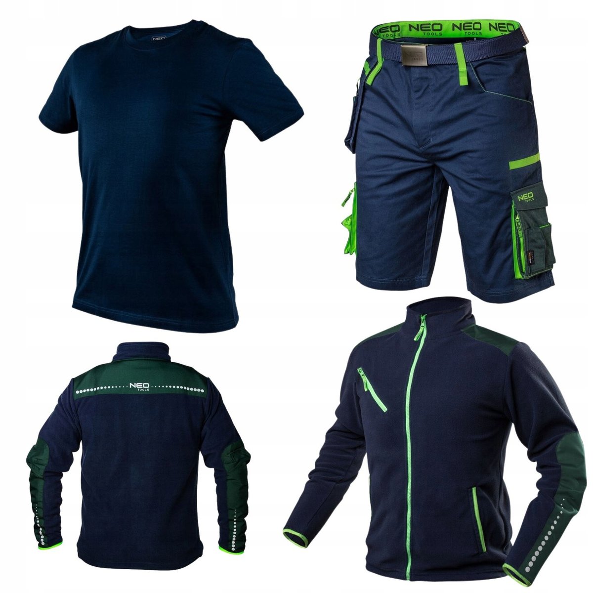 NEO KOMPLET ZESTAW ODZIEŻY ROBOCZEJ SPODENKI - XL