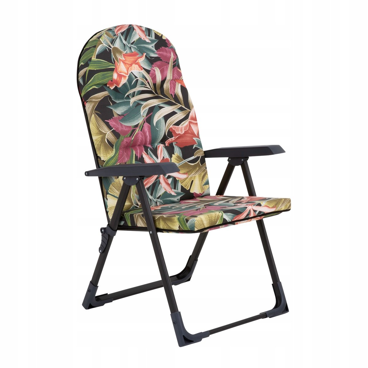 460110 Fotel ogrodowy rozkładany Galaxy Black Edition PATIO