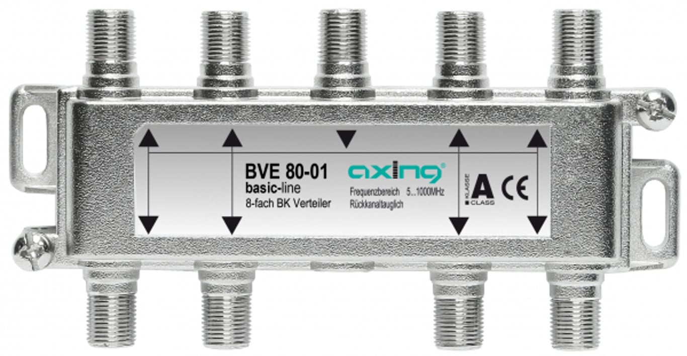 Axing BVE 80-01 Rozdzielacz kabli Srebrny BVE08001