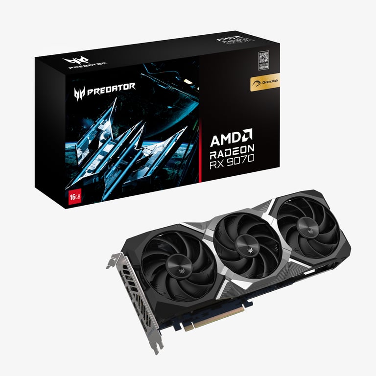 Acer Predator BiFrost Radeon RX 9070 OC 16GB AMD GDDR6 DP.Z4GWW.P01