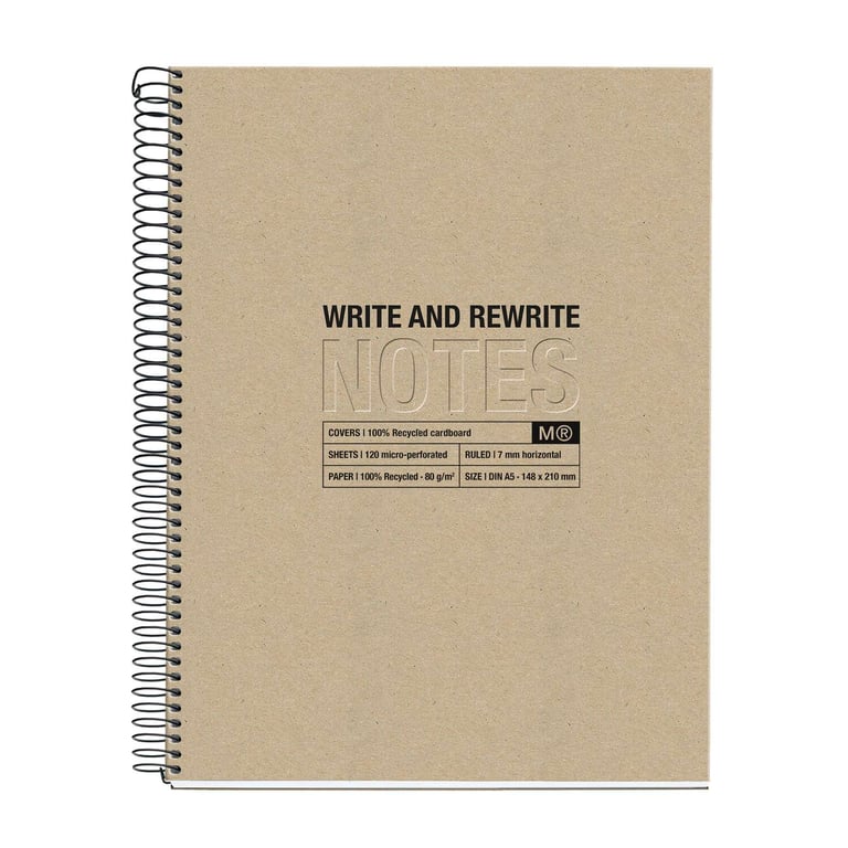 MAUL A604779 notatnik A5 120 ark. Beżowy