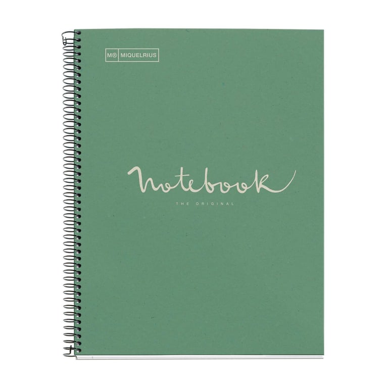 MAUL A613551 notatnik A4 80 ark. Zielony