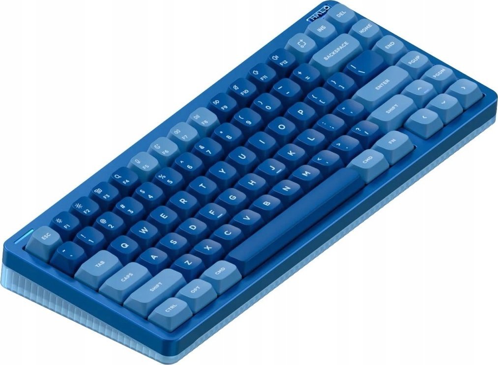 Nuphy Halo75 v2 Wireless Mechanical Keyboard Blue Lagoon Raspberry