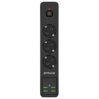 Listwa zasilająca PROOVE Power Socket P-03 (2 m) Czarny