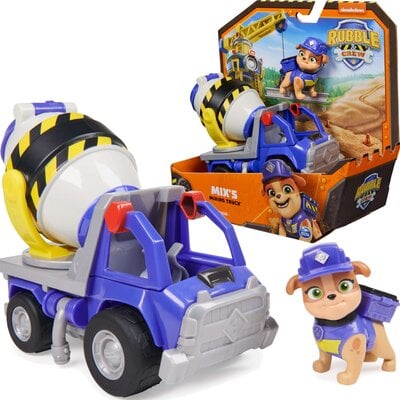 Pojazd SPIN MASTER Rubble i jego Ekipa Pojazd budowlany Betoniarka figurka 6066726 20141510