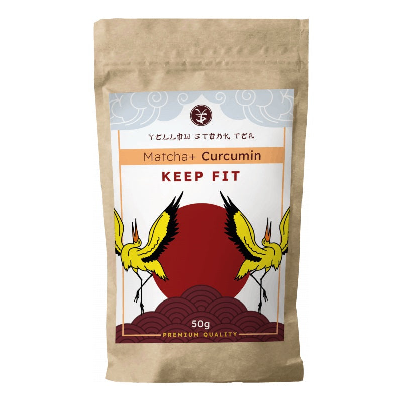 Yellow Stork Matcha+ Curcumin zielona herbata 50g
