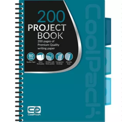 CoolPack Kołobrulion A5 Blue kratka 100 kartek