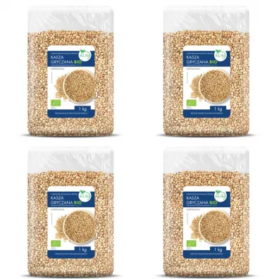 BioLife Kasza gryczana niepalona Zestaw 4 kg Bio