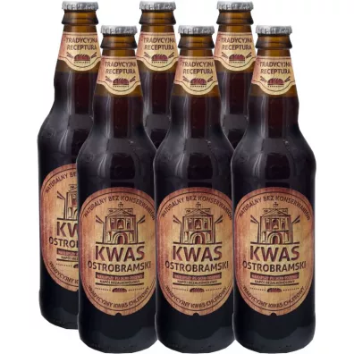 Pbe Kwas chlebowy ostrobramski Zestaw 6 x 500 ml