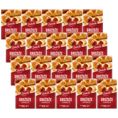 Delecta Drożdże Zestaw 20 x 8 g