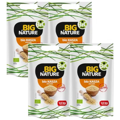 Big Nature Kasza jaglana Zestaw 4 x 1.5 kg Bio