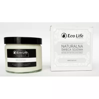 Eco Life Naturalna świeca sojowa Brownie 450 g