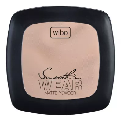 WIBO Smoothn Wear Matte Powder puder w kamieniu 1 7g