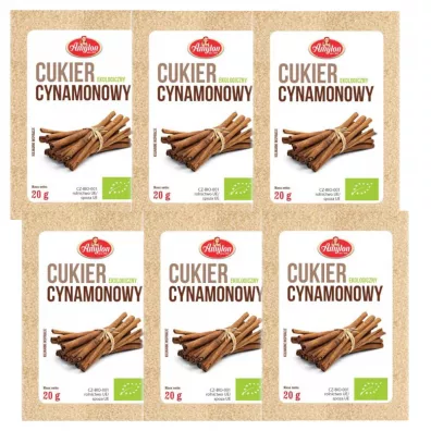 Amylon Cukier cynamonowy Zestaw 6 x 20 g Bio