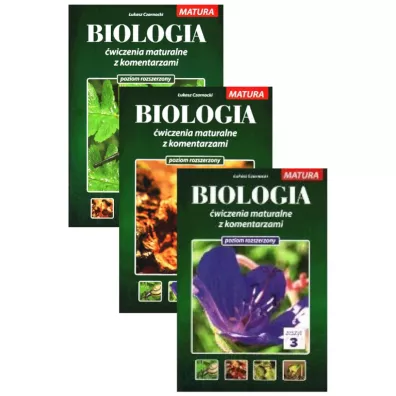 Biologia. Ćwiczenia maturalne z komentarzem. Zeszyty 1-3. Poziom rozszerzony