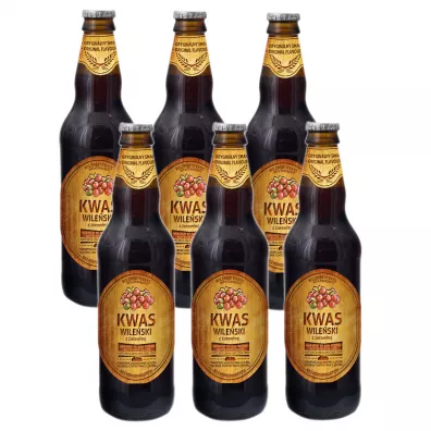 Pbe Kwas chlebowy Wileński z żurawiną Zestaw 6 x 500 ml