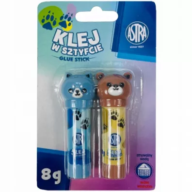 Astra Klej w sztyfcie Zwierzątka 2 x 8 g