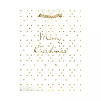 Torebka na prezenty Merry Christmas Outlet
