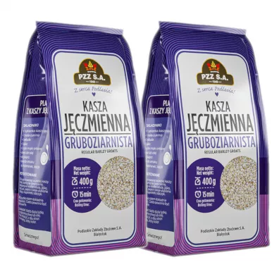 Pzz Kasza jęczmienna gruboziarnista Zestaw 800 g