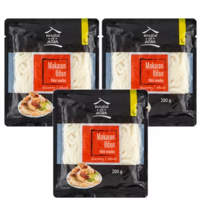 House of Asia Makaron udon świeży Zestaw 3 x 200 g