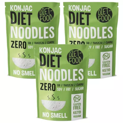 Diet-Food Makaron konjac noodle Zestaw 3 x 200 g