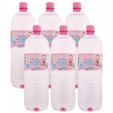 Baby Zdrój Woda źródlana niegazowana Zestaw 6 x 1,5 L