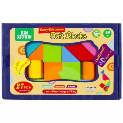 Klocki piankowe 27 elementów MEGA CREATIVE 481134