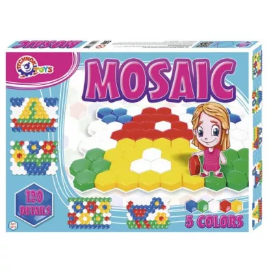 Gra Mozaika dla dzieci 2 120 elementów TechnoK 2216 p10