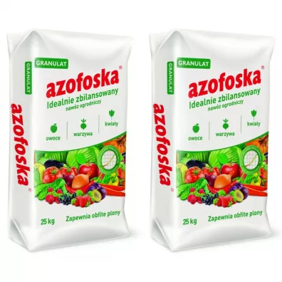 Azofoska Nawóz granulowany ogrodniczy zestaw 2 x 25 kg