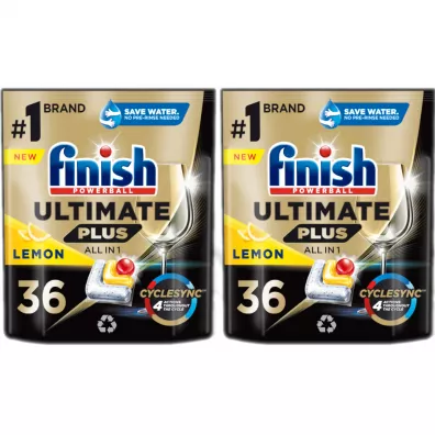 Finish Ultimate Plus Kapsułki do zmywarki Fresh All in 1 zestaw 72 szt.