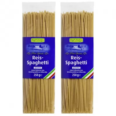 Rapunzel Makaron ryżowy bezglutenowy spaghetti Zestaw 2 x 250 g Bio