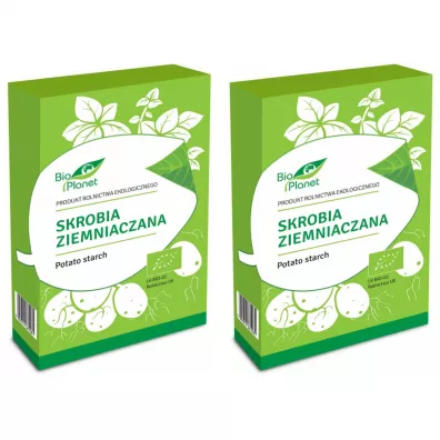 Bio Planet Skrobia ziemniaczana Zestaw 2 x 500 g Bio