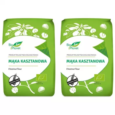 Bio Planet Mąka kasztanowa bezglutenowa Zestaw 1.4 kg Bio