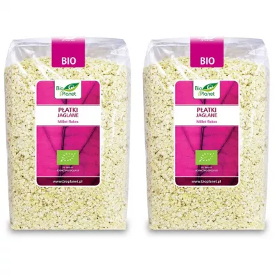 Bio Planet Płatki jaglane Zestaw 2 x 600 g Bio