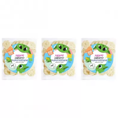 Biominki Talarki jaglano-kukurydziane Zestaw 3 x 55 g Bio