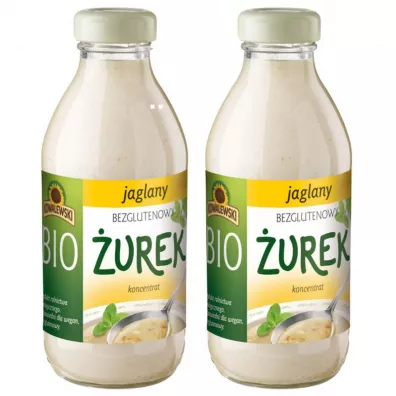 Kowalewski Żurek jaglany bezglutenowy koncentrat Zestaw 2 x 320 ml Bio