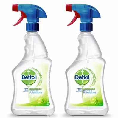 Dettol Antybakteryjny spray do powierzchni Limonka & Mięta Zestaw 1 l
