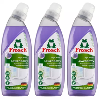 Frosch Płyn do czyszczenia wc lawendowy Zestaw 3 x 750 ml