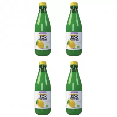 NaturaVena Sok z cytryn Zestaw 4 x 250 ml Bio
