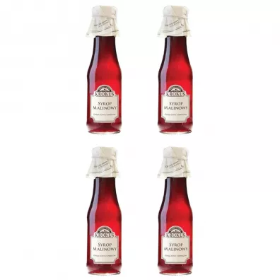 Krokus Syrop malinowy Zestaw 4 x 280 ml