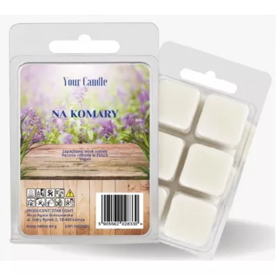 Your Candle Wosk zapachowy sojowy na komary 6 x 10 g