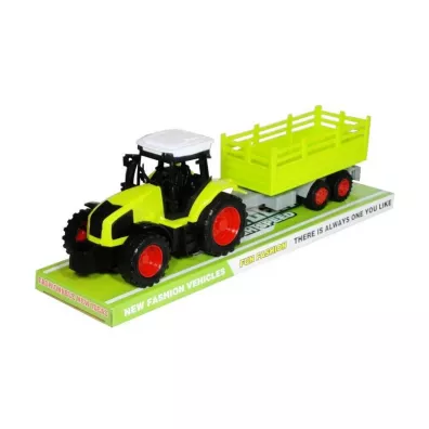 Traktor z przyczepą Swede