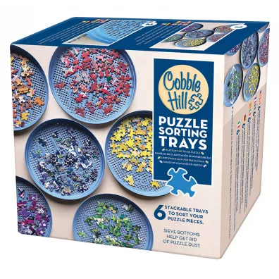 Puzzle Tacki do sortowania puzzli (sorter) - 6 szt. (205x205 mm) Cobble Hill