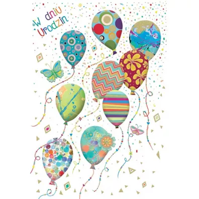 Kartka okolicznościowa Urodziny