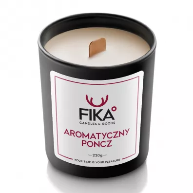 Fika Candles&Goods Świeca sojowa - Aromatyczny Poncz 270 ml