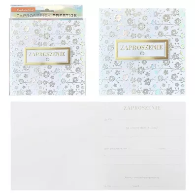 Zaproszenie 5szt
