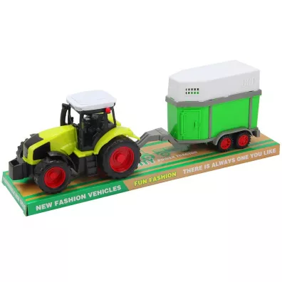 Traktor z przyczepą Trifox