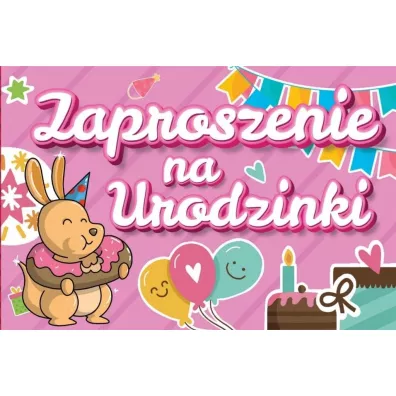 top Zaproszenie Urodziny 10 szt.